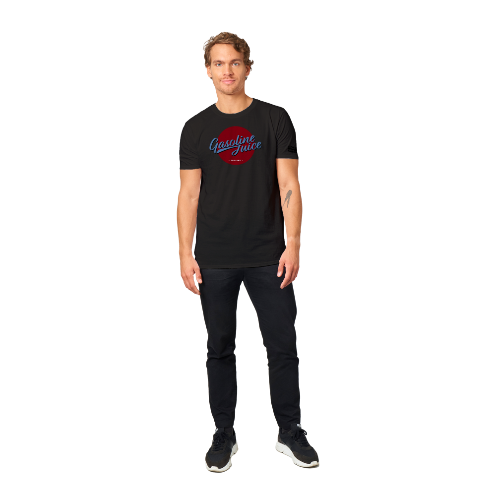 Gasoline Juice Red Roundel t-shirt