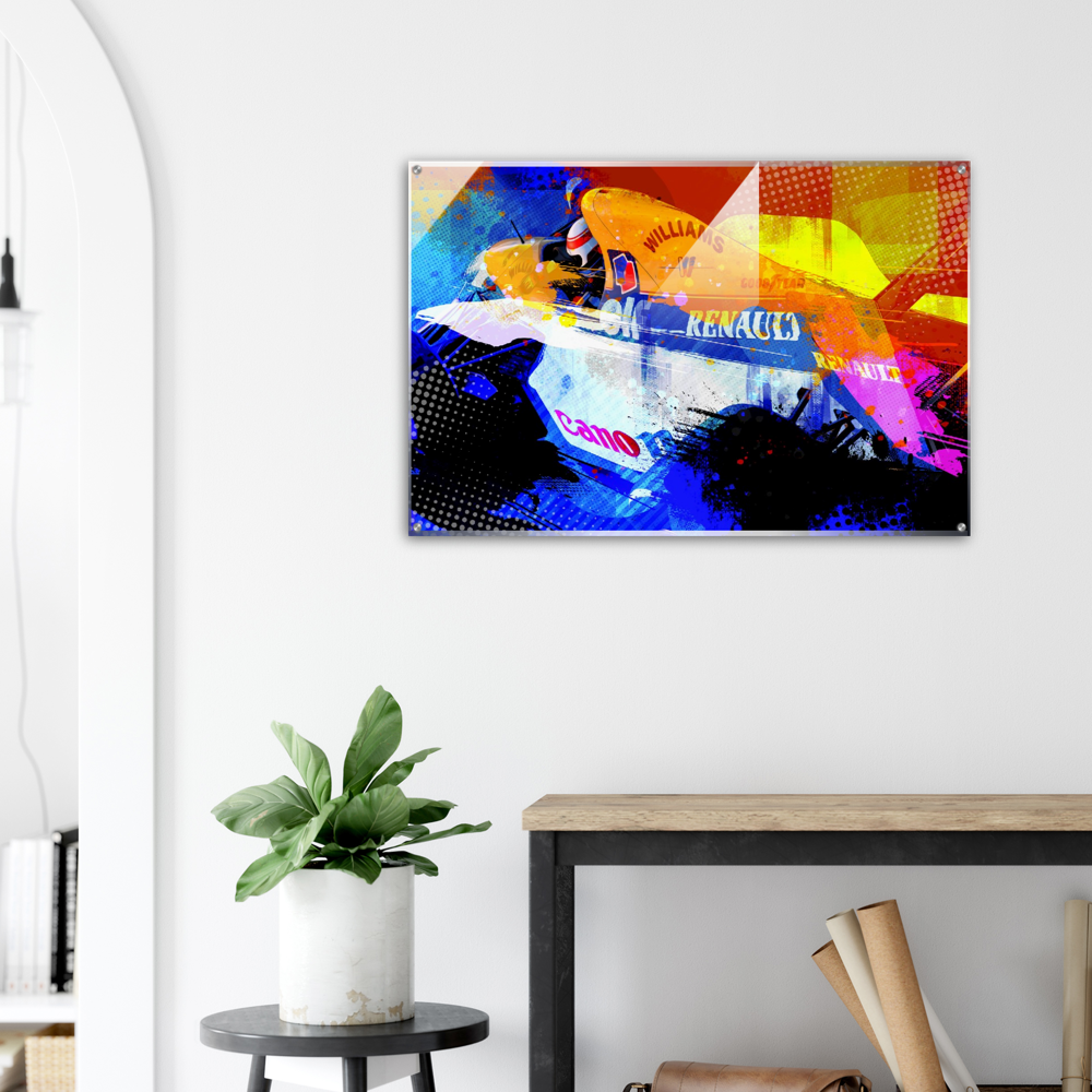 Williams Renault Acrylic Print - Unique Collection Limited Series