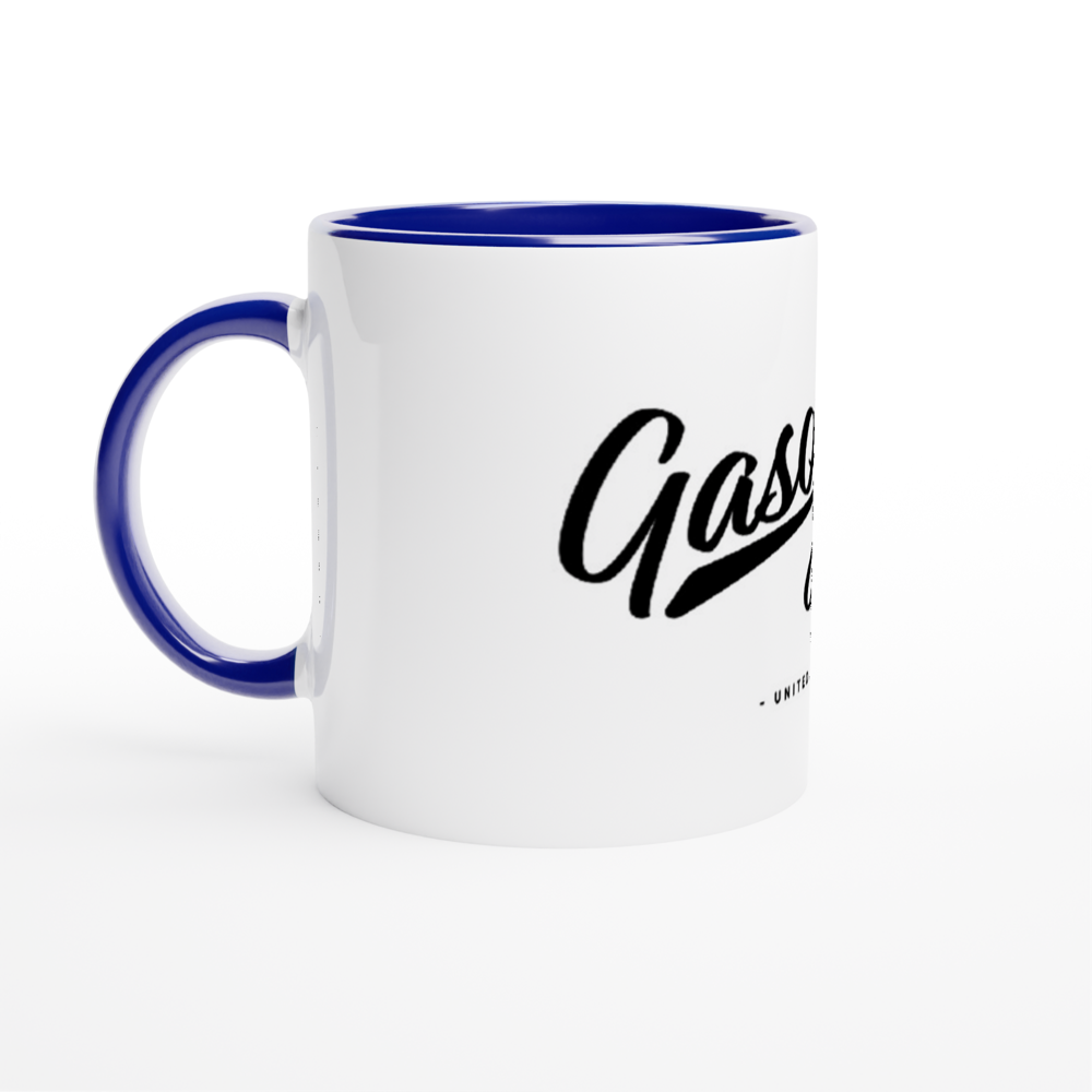 White Gasoline Juice 11oz Ceramic Mug