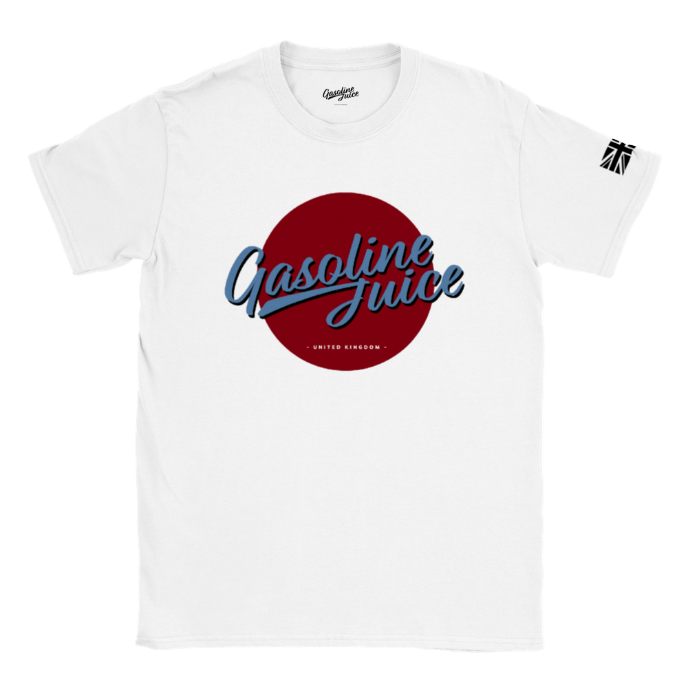 Gasoline Juice Red Roundel t-shirt