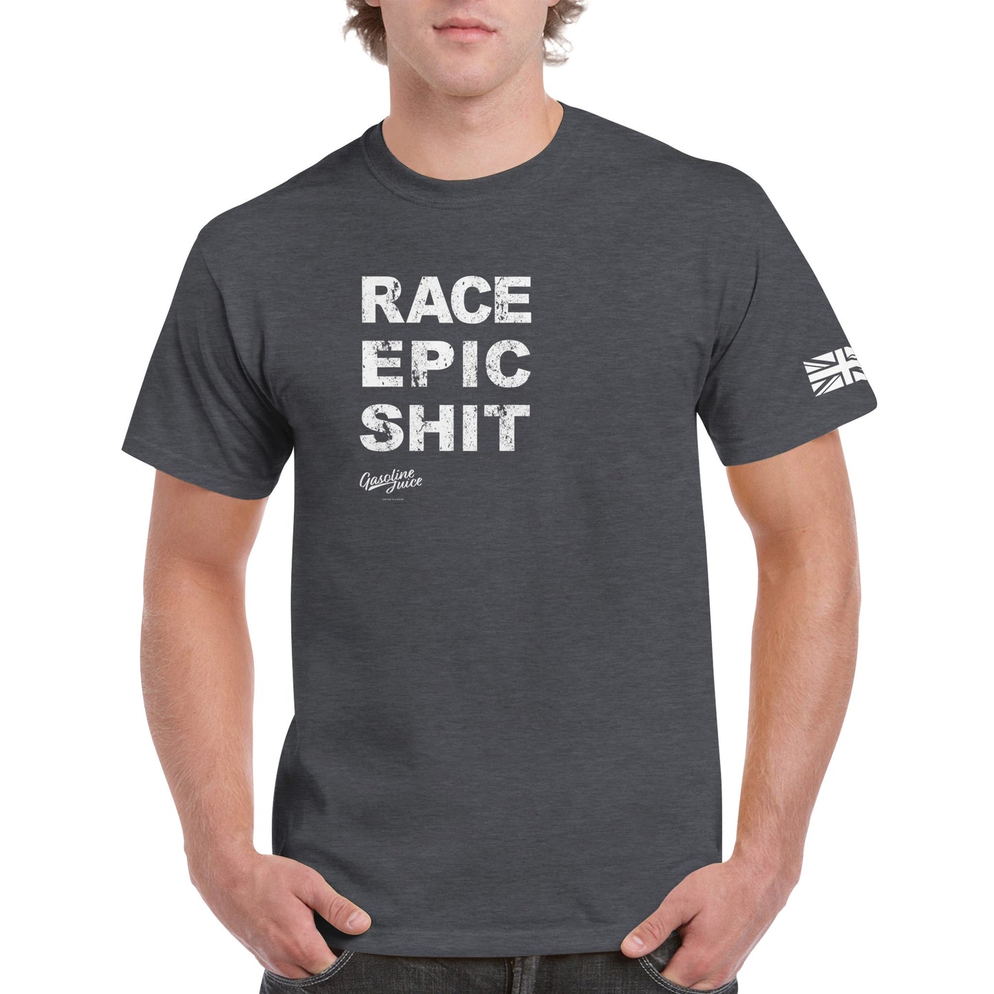 Classic Gasoline Juice Race EPIC SHIT t-shirt