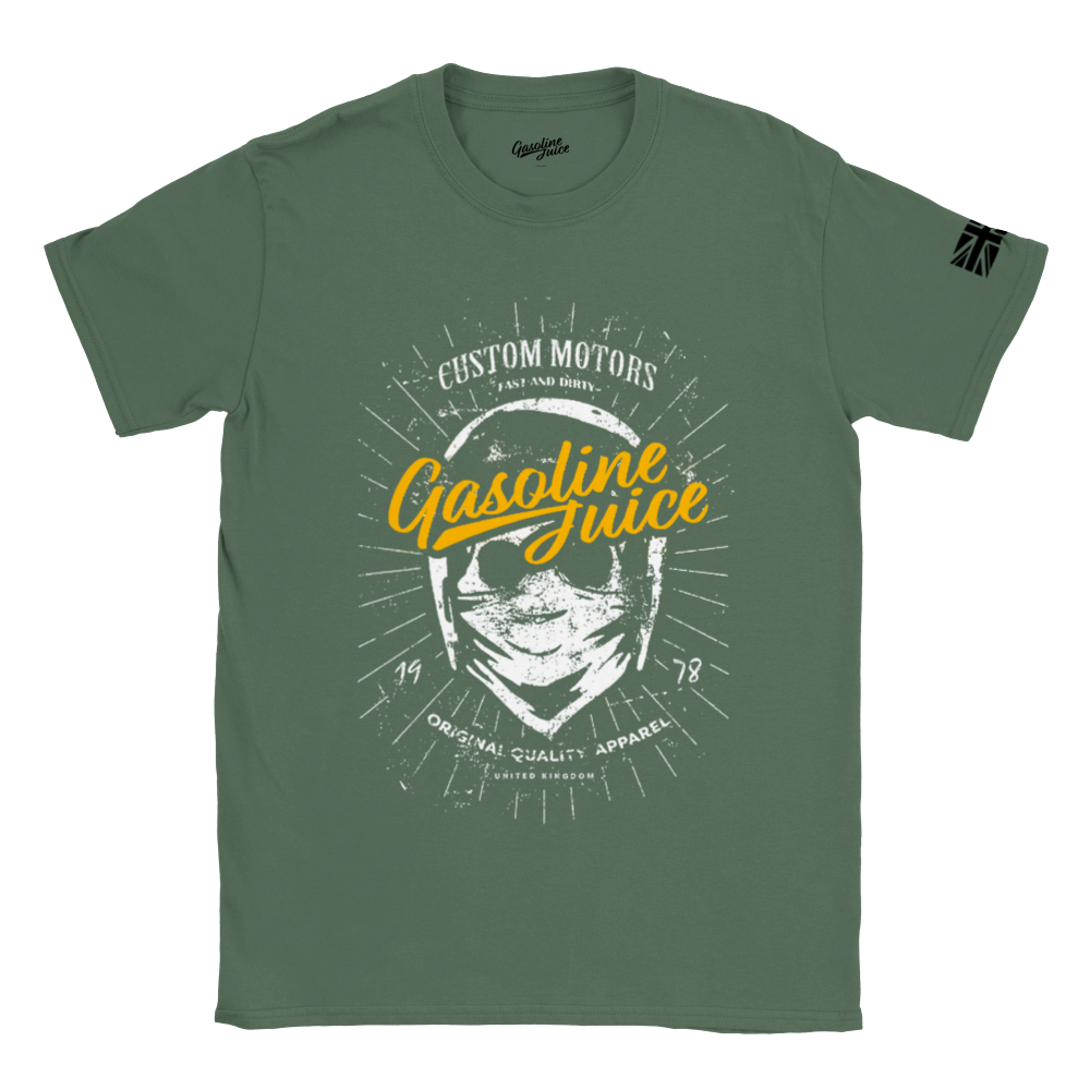 Gasoline Juice Custom Motors t-shirt