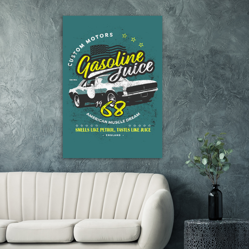 Gasoline Juice 68 Custom Motors Dream - Premium Semi-Glossy Paper Poster