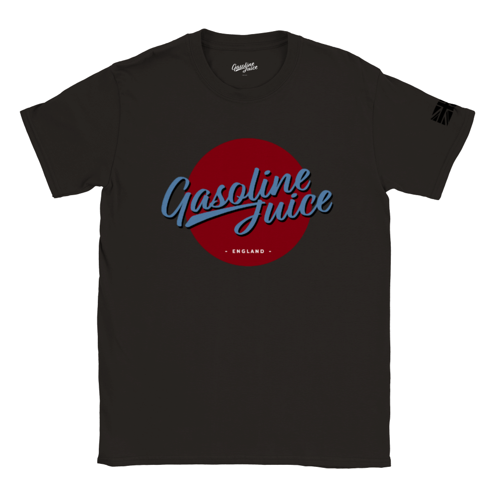 Gasoline Juice Red Roundel t-shirt