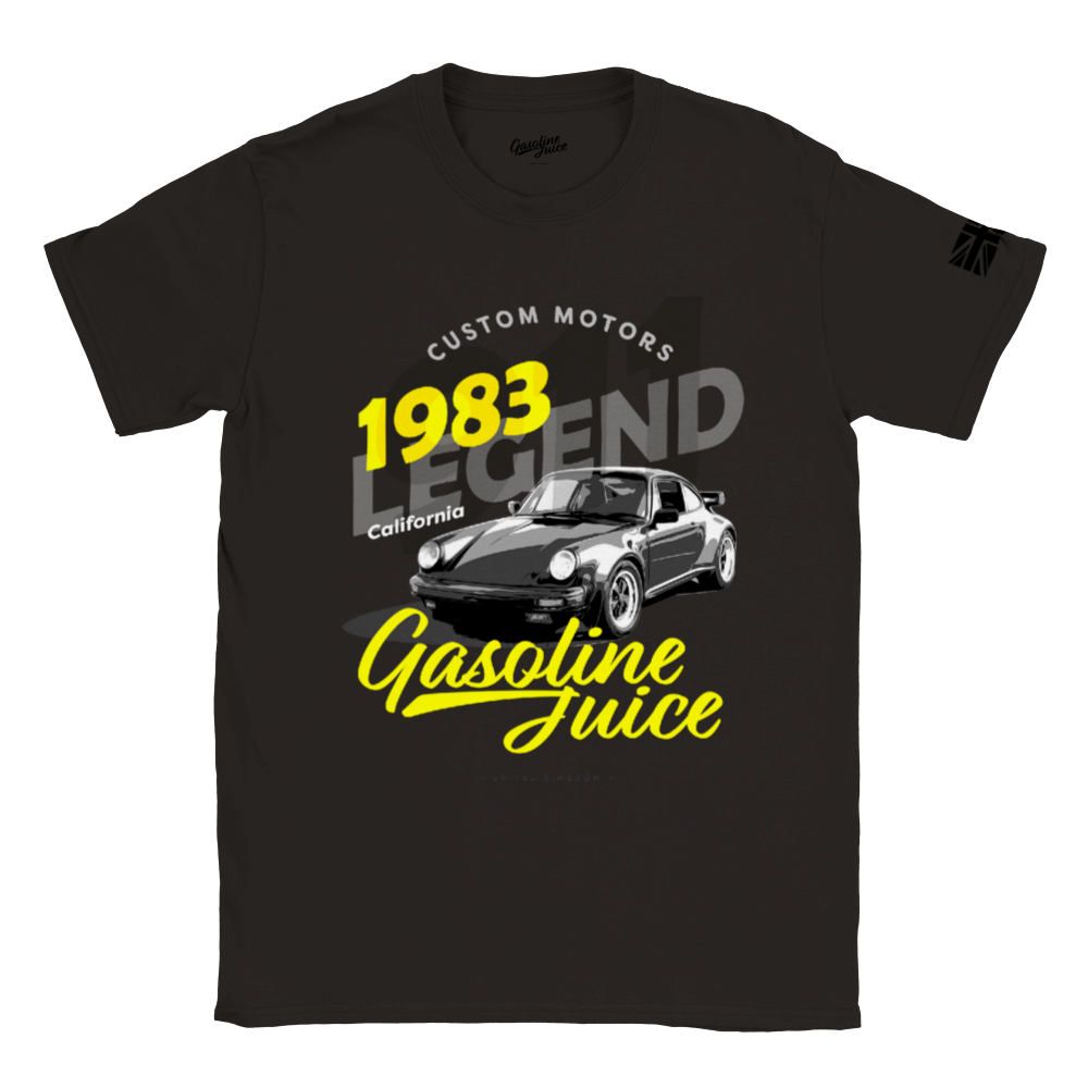 Our Classic Gasoline Porsche 911 LEGEND 1983 t-shirt