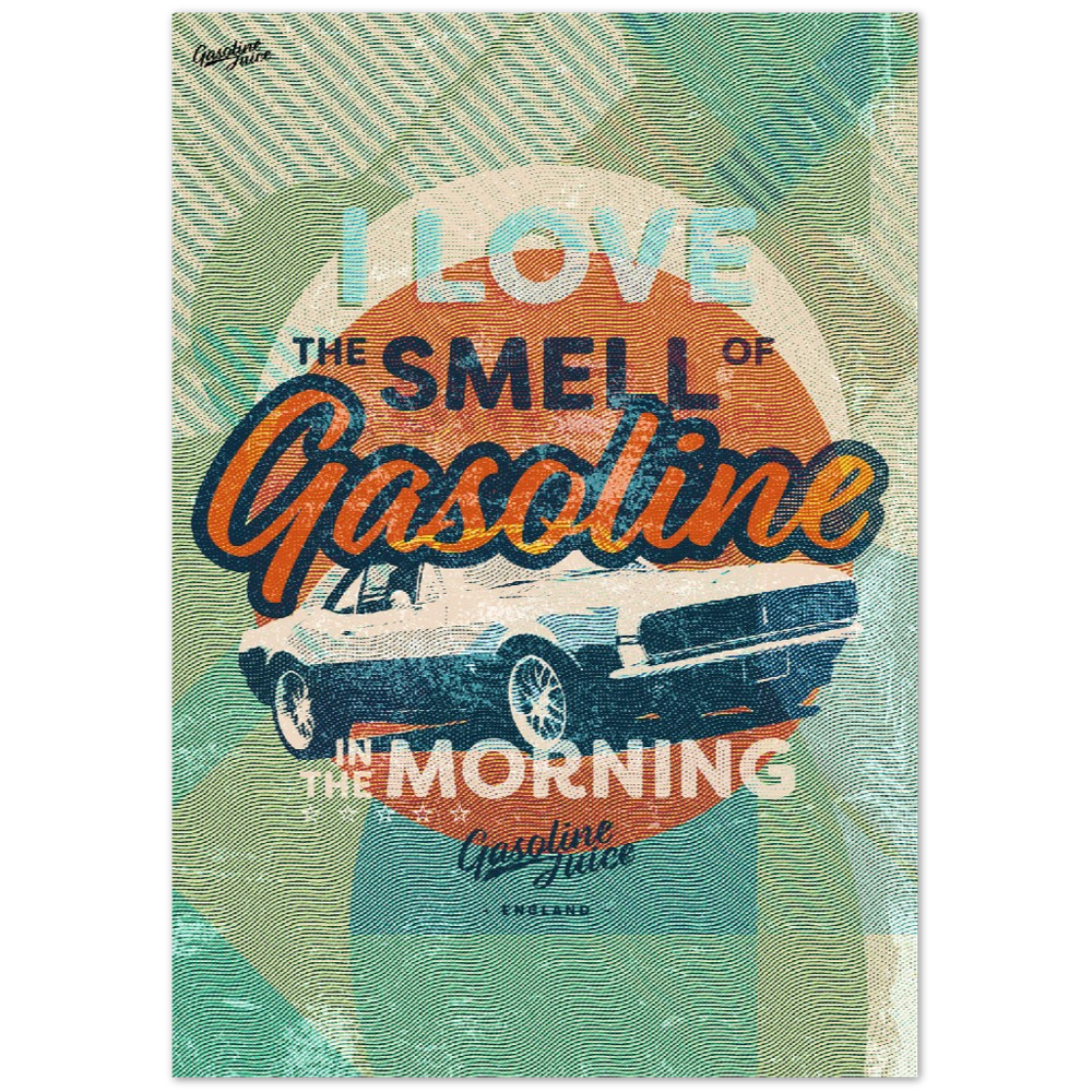 Gasoline Juice Morning - Premium Semi-Glossy Paper Poster