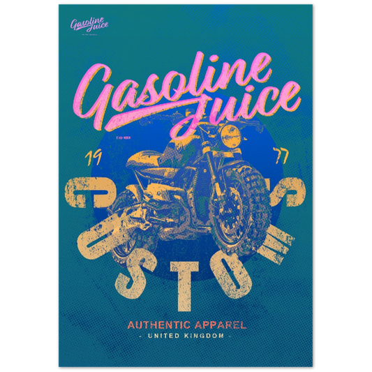 Gasoline Juice BMW German Monster - Premium Semi-Glossy Paper Poster