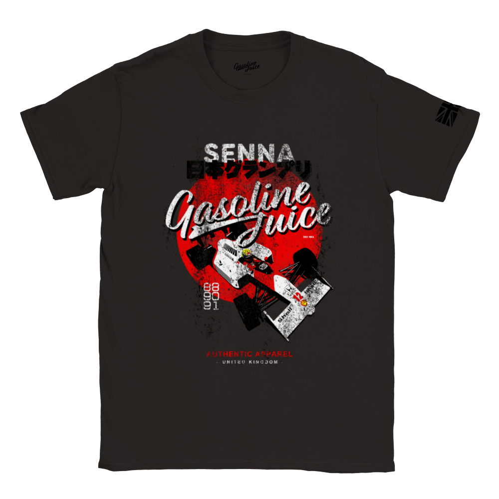 Classic Gasoline Juice A. Senna Japan t-shirt