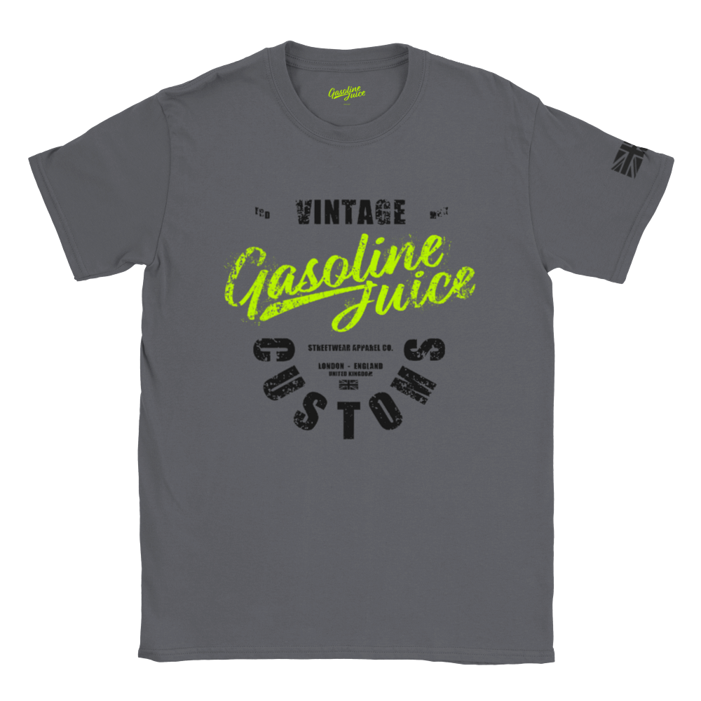 Classic Gasoline Juice VINTAGE CUSTOMS t-shirt