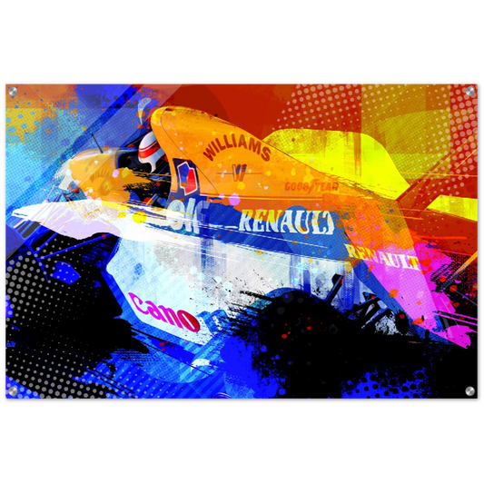 Williams Renault Acrylic Print - Unique Collection Limited Series