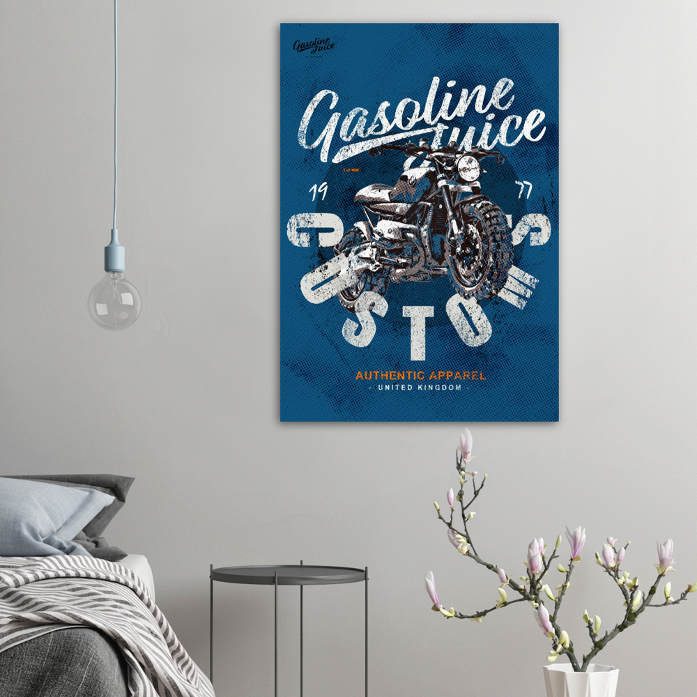 Gasoline Juice BMW German Monster Blue - Premium Semi-Glossy Paper Poster