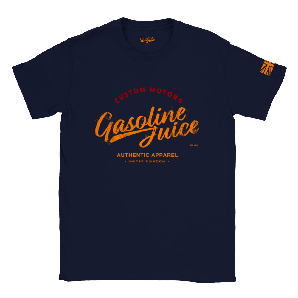 Aktuator plakat Tæller insekter Classic Gasoline Juice Logo t-shirt