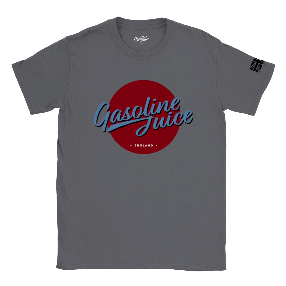 Gasoline Juice Red Roundel t-shirt